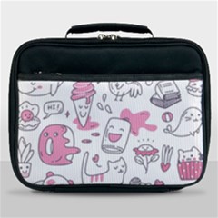 Set Kawaii Doodles Lunch Bag by Vaneshart