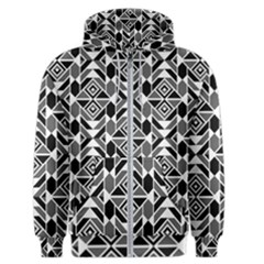 Graphic Design Decoration Abstract Seamless Pattern Men s Zipper Hoodie by Vaneshart