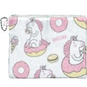 Unicorn Seamless Pattern Background Vector (1) Canvas Cosmetic Bag (XXXL) View1