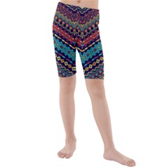 Ethnic  Kids  Mid Length Swim Shorts by Sobalvarro