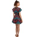 Ethnic  Flutter Sleeve Wrap Dress View2