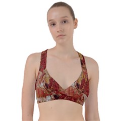 Autumn Colors Leaf Leaves Brown Red Sweetheart Sports Bra by yoursparklingshop