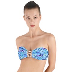 Ubrs Twist Bandeau Bikini Top by Rokinart