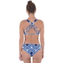 Indigo Hexagons Criss Cross Bikini Set View2