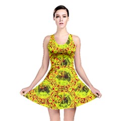 Cut Glass Beads Reversible Skater Dress by essentialimage