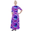 Cut Glass Beads Half Sleeves Maxi Dress View2