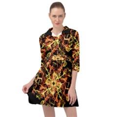 Ablaze Mini Skater Shirt Dress by litana