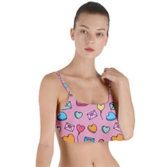 Candy Pattern Layered Top Bikini Top  by Sobalvarro