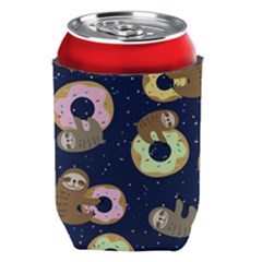 Cute Sloth With Sweet Doughnuts Can Holder by Sobalvarro