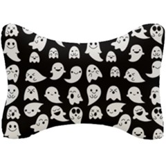 Cute Kawaii Ghost Pattern Seat Head Rest Cushion by Valentinaart