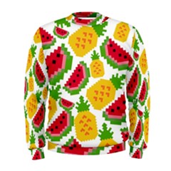 Watermelon Pattern Se Fruit Summer Men s Sweatshirt by Vaneshart