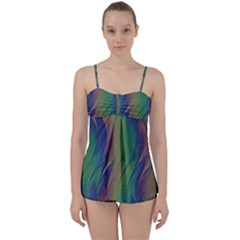 Texture Abstract Background Babydoll Tankini Set by Vaneshart