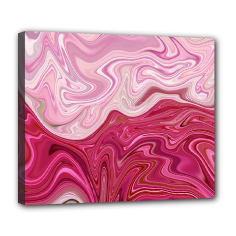 Liquid Marble Trending Abstract Paint Deluxe Canvas 24  X 20  (stretched) by Vaneshart