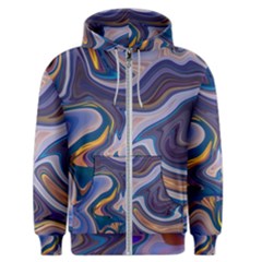 Liquid Marble Background Men s Zipper Hoodie by Vaneshart