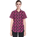 Black Rose Pink Women s Short Sleeve Shirt View1