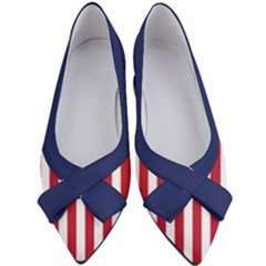 Betsy Ross Flag Usa America United States 1777 Thirteen Colonies Vertical Women s Bow Heels by snek