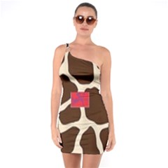 Giraffe By Traci K One Soulder Bodycon Dress by tracikcollection