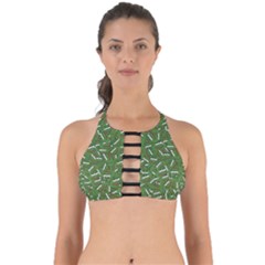 Pepe The Frog Face Pattern Green Kekistan Meme Perfectly Cut Out Bikini Top by snek