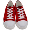 Wonderful Pattern Of Hearts Women s Low Top Canvas Sneakers View1