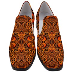 Ab 57 Women Slip On Heel Loafers by ArtworkByPatrick