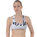 Mother Hustler Criss Cross Racerback Sports Bra View1