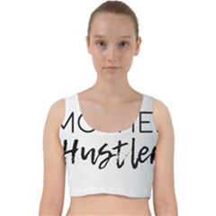 Mother Hustler Velvet Racer Back Crop Top by Amoreluxe