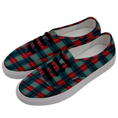 Pattern Texture Plaid Men s Classic Low Top Sneakers by Mariart