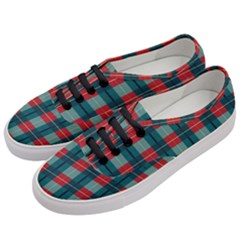 Pattern Texture Plaid Women s Classic Low Top Sneakers by Mariart