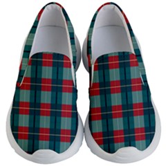 Pattern Texture Plaid Kids  Lightweight Slip Ons by Mariart