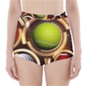 Sport Ball Tennis Golf Football High-Waisted Bikini Bottoms View1