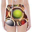 Sport Ball Tennis Golf Football High-Waisted Bikini Bottoms View2