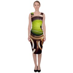 Sport Ball Tennis Golf Football Sleeveless Pencil Dress by HermanTelo