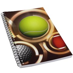 Sport Ball Tennis Golf Football 5 5  X 8 5  Notebook by HermanTelo