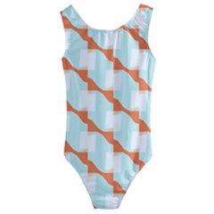 Wallpaper Chevron Kids  Cut-out Back One Piece Swimsuit by HermanTelo