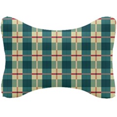 Pattern Texture Plaid Grey Seat Head Rest Cushion by Mariart