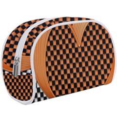 Heart Chess Board Checkerboard Makeup Case (large) by HermanTelo