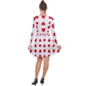 Heart Red Love Valentines Day Long Sleeve Panel Dress View2