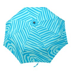 Pattern Texture Blue Folding Umbrellas by HermanTelo