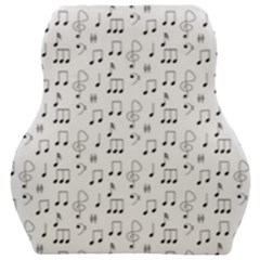 Music Notes Background Wallpaper Car Seat Velour Cushion  by HermanTelo