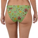 Thanksgiving Turkey pattern Band Bikini Bottom View2