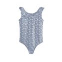 Background Polka Grey Kids  Frill Swimsuit View1