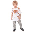 Can Walk on Fire, white background Kids  Raglan Tee View1