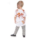 Can Walk on Fire, white background Kids  Raglan Tee View2