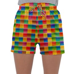 Background Colorful Abstract Sleepwear Shorts by HermanTelo