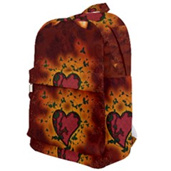 Beautiful Heart With Leaves Classic Backpack by FantasyWorld7