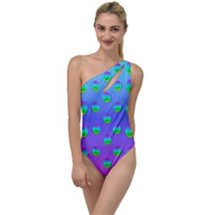 Rainbow Cats To One Side Swimsuit by pepitasart