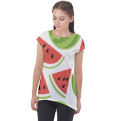 Watermelon Juice Auglis Clip Art Watermelon Cap Sleeve High Low Top by Vaneshart