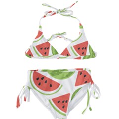 Watermelon Juice Auglis Clip Art Watermelon Kids  Classic Bikini Set by Vaneshart