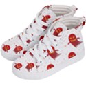 Ghost Halloween Drawing Flower Leaf Kids  Hi-Top Skate Sneakers View2