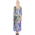 Happpy (4) Quarter Sleeve Wrap Maxi Dress View1